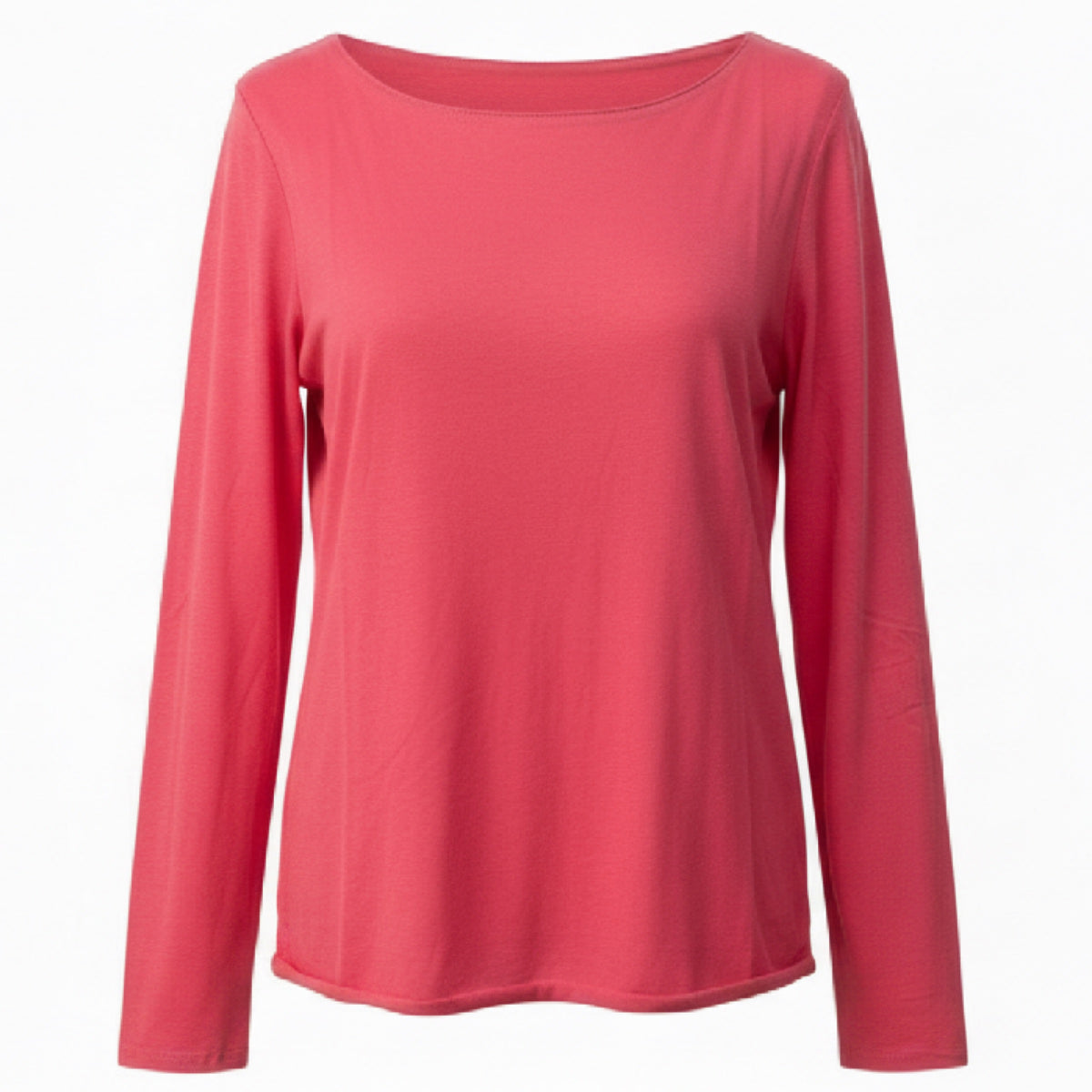 Coral Cashmere Layer Top