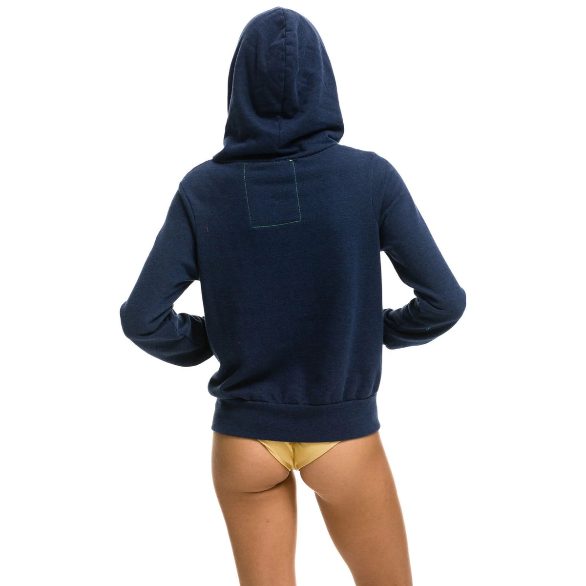 *RESTOCKED* Aviator Nation 5 Stripe Zip Hoodie Navy/Blue