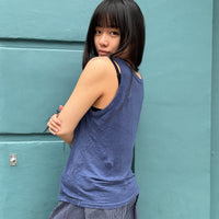 *NEW STYLE* Linen Vest French Blue