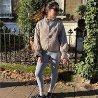 Ginny & Me Flared Windbreaker Neutral Check