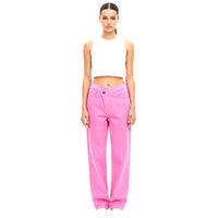 *RESTOCK* Drop Fly Trouser Pink