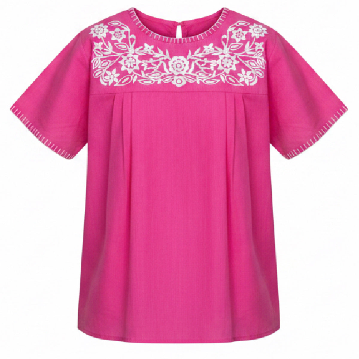Pink City Embroidered Blouse Pink