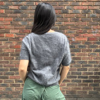 Amaya Brushed Cashmere Jumper Heather Grey