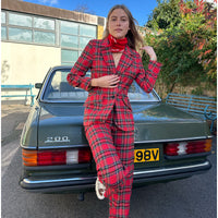 The West Village Susan Jacket Red Tartan