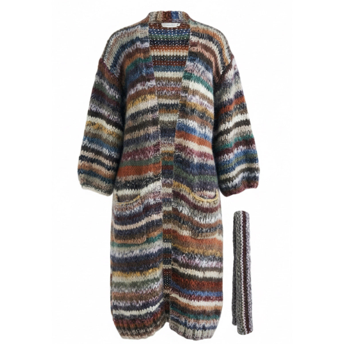 Florence with Belt Dark Multi