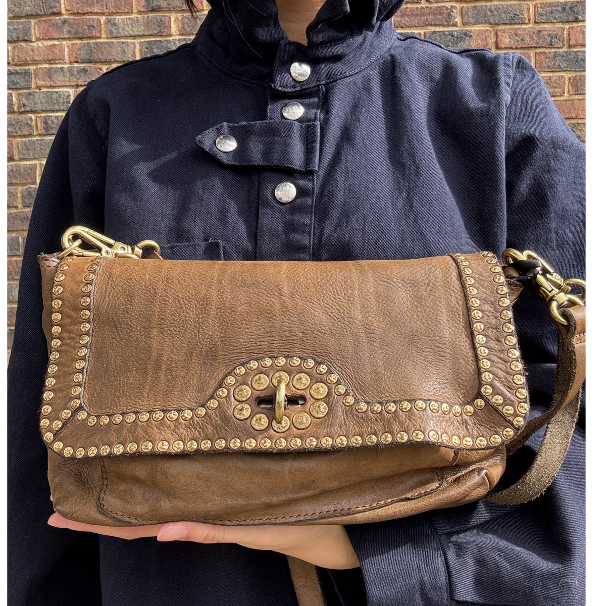 *NEW* Campomaggi Erica Crossbody Military