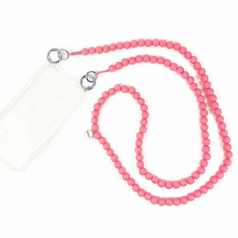 Apricot Beaded Phone Cord