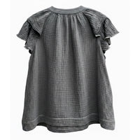 *AW26* Overdyed Puff Top Blsck