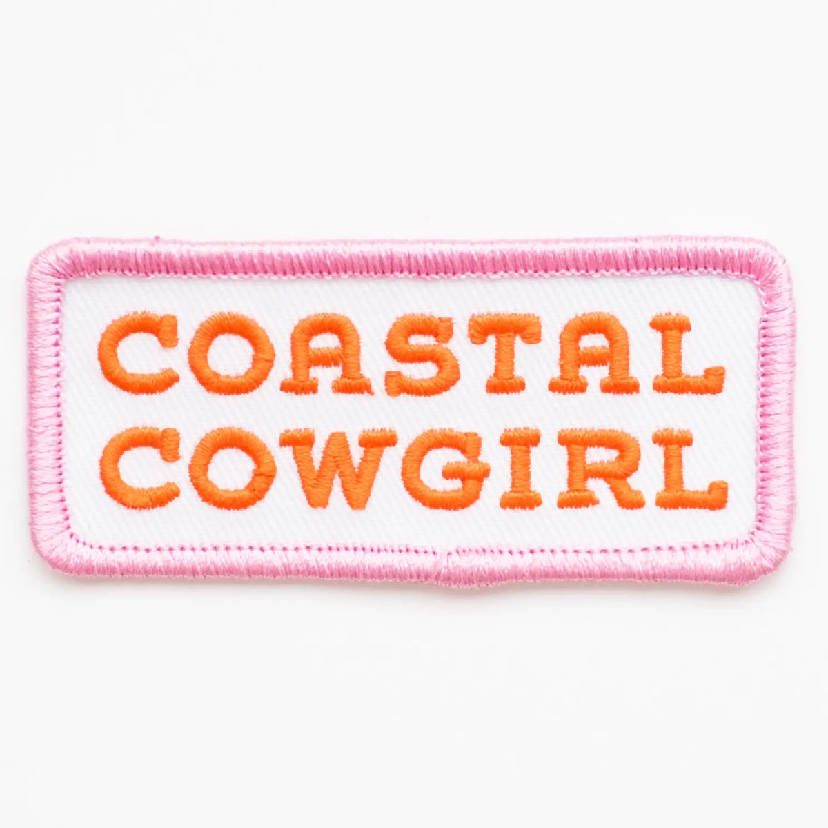 Coastal Cowgirl Pink Trim Patch