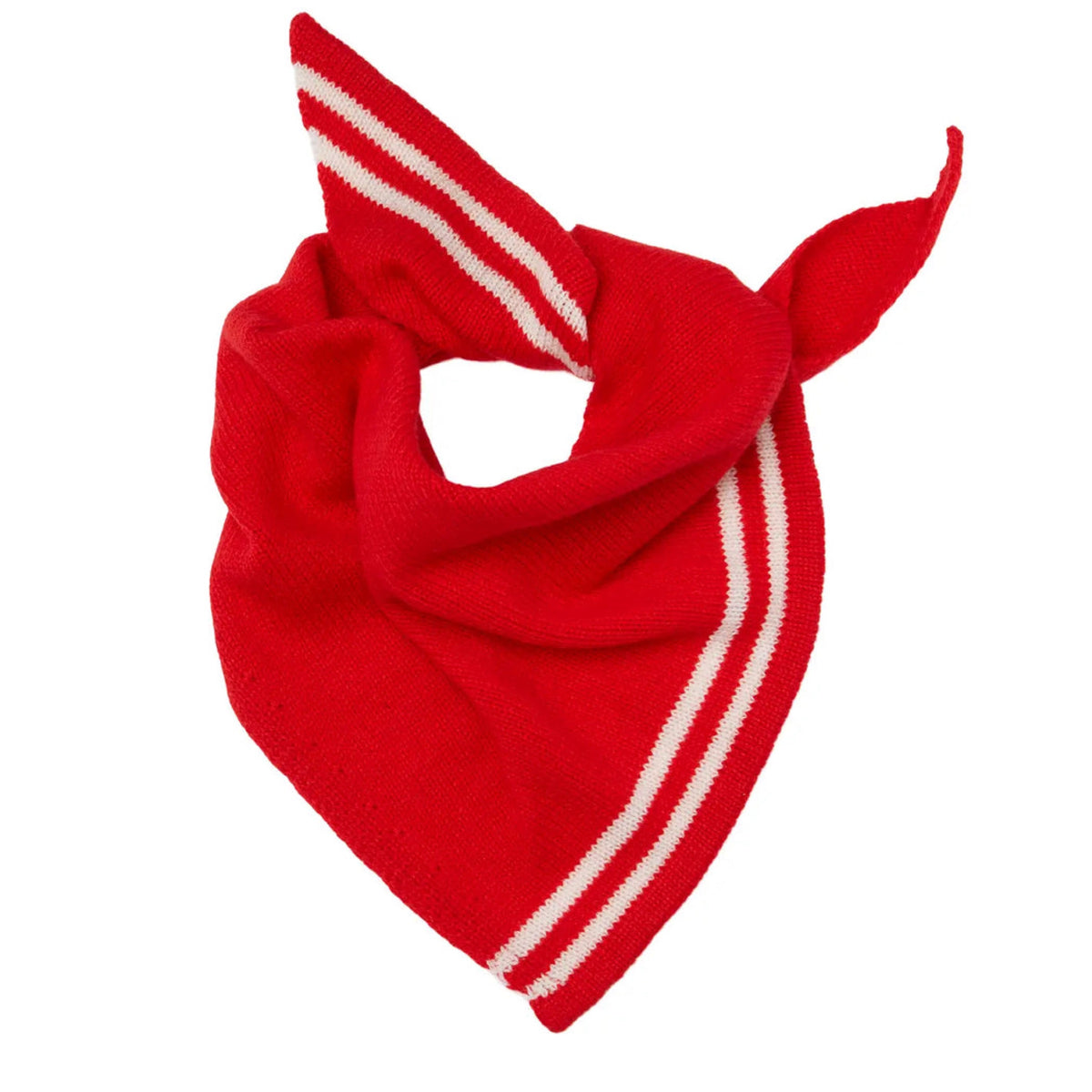 *NEW* Cashmere Triangle Neckerchief Red