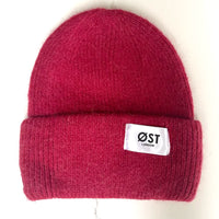 *BACK IN STOCK* Angora Beanie Dark Red