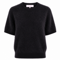 Amaya Brushed Cashmere Jumper Black