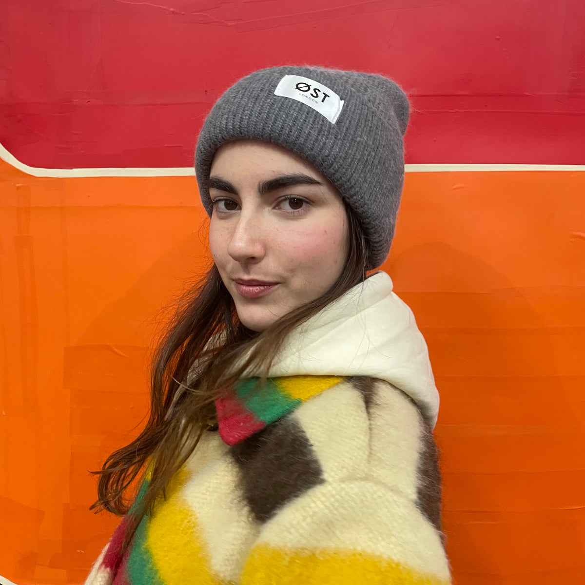 *NEW* Angora Beanie Dark Grey