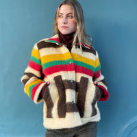 *NEW STYLE* Stripe Wool Workwear Jacket