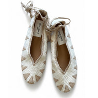 *NEW!* Ecru Crochet Ballet Pump
