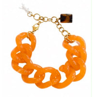 Resin Link Bracelet Butterscotch