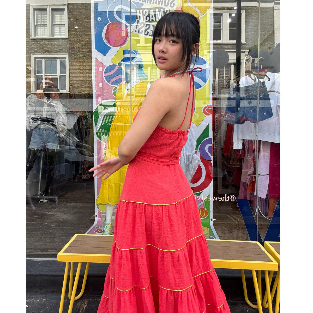 *RESTOCK* Cross-Back Dress Red