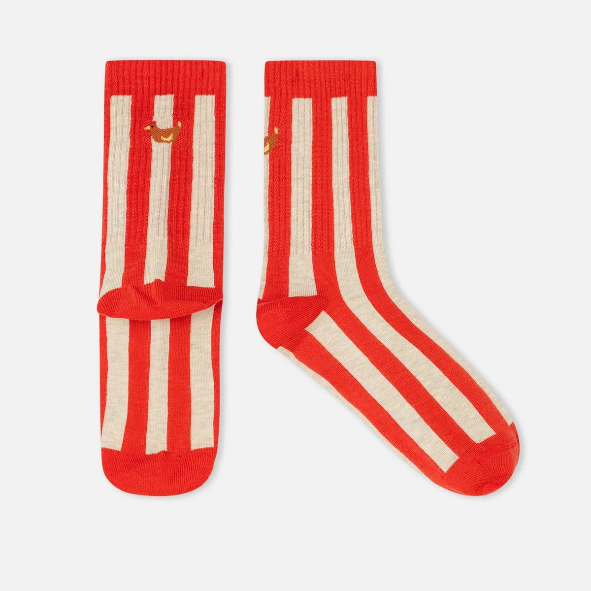 Dr Bloom Socks Hen Red