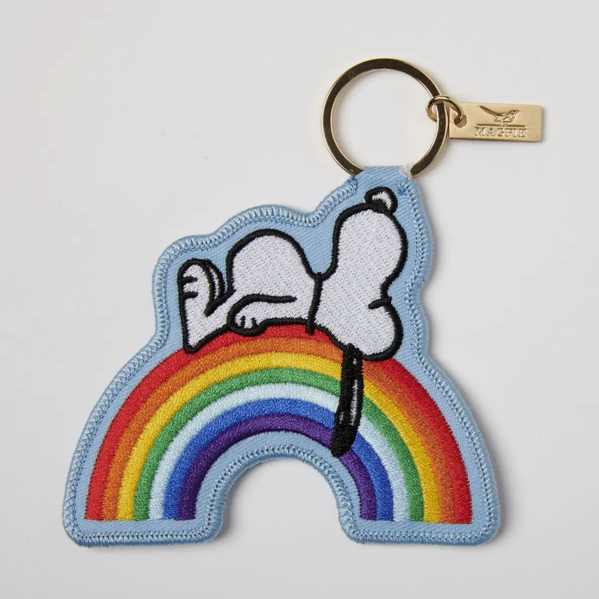 Snoopy Rainbow Key Charm