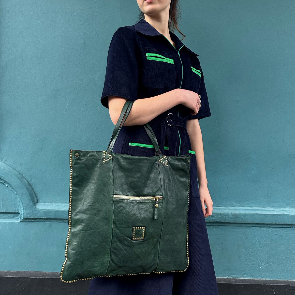 *JUST DROPPED* Campomaggi Eugenia Shopper Bottle Green