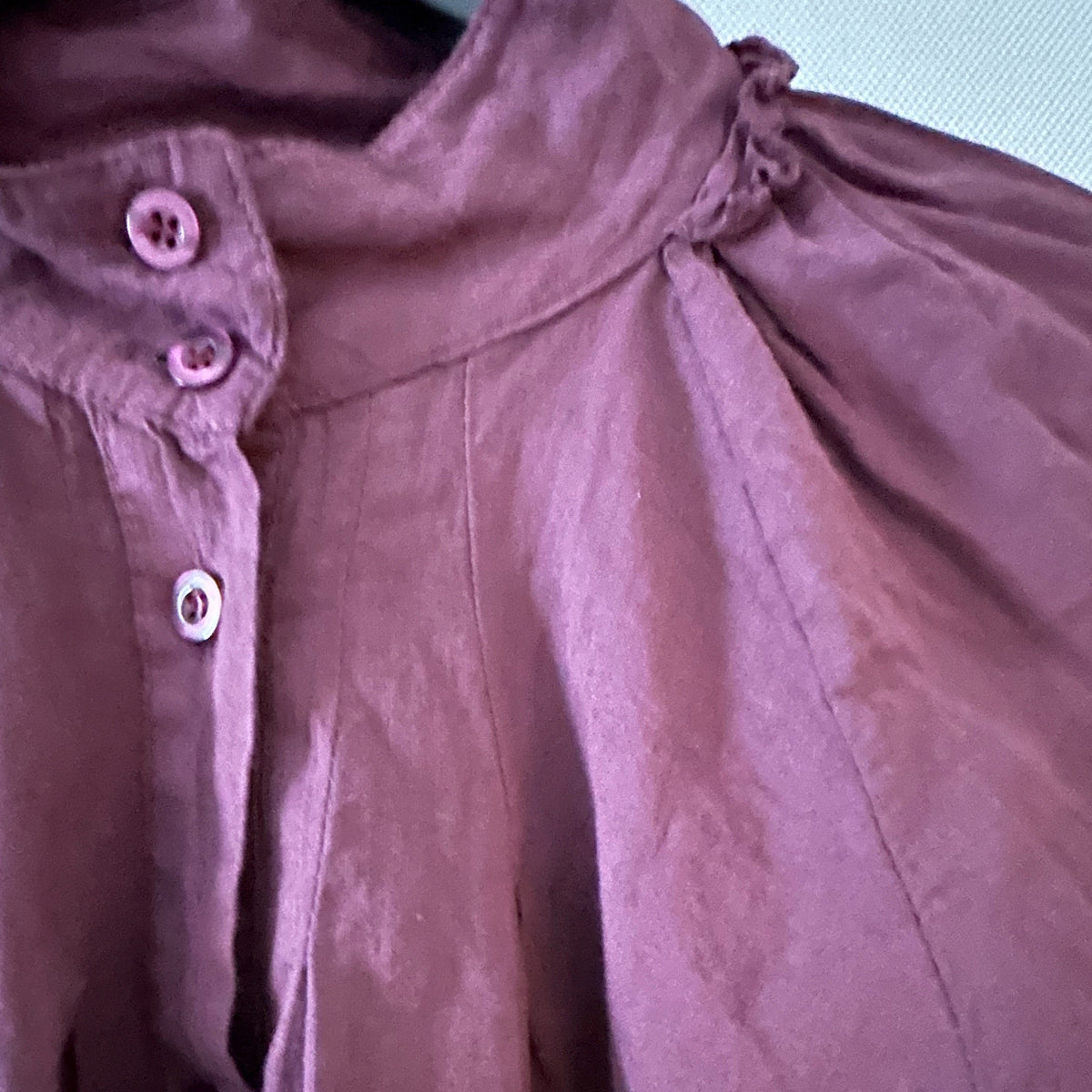 *NEW STYLE* Johanna Collared Shirt Aubergine