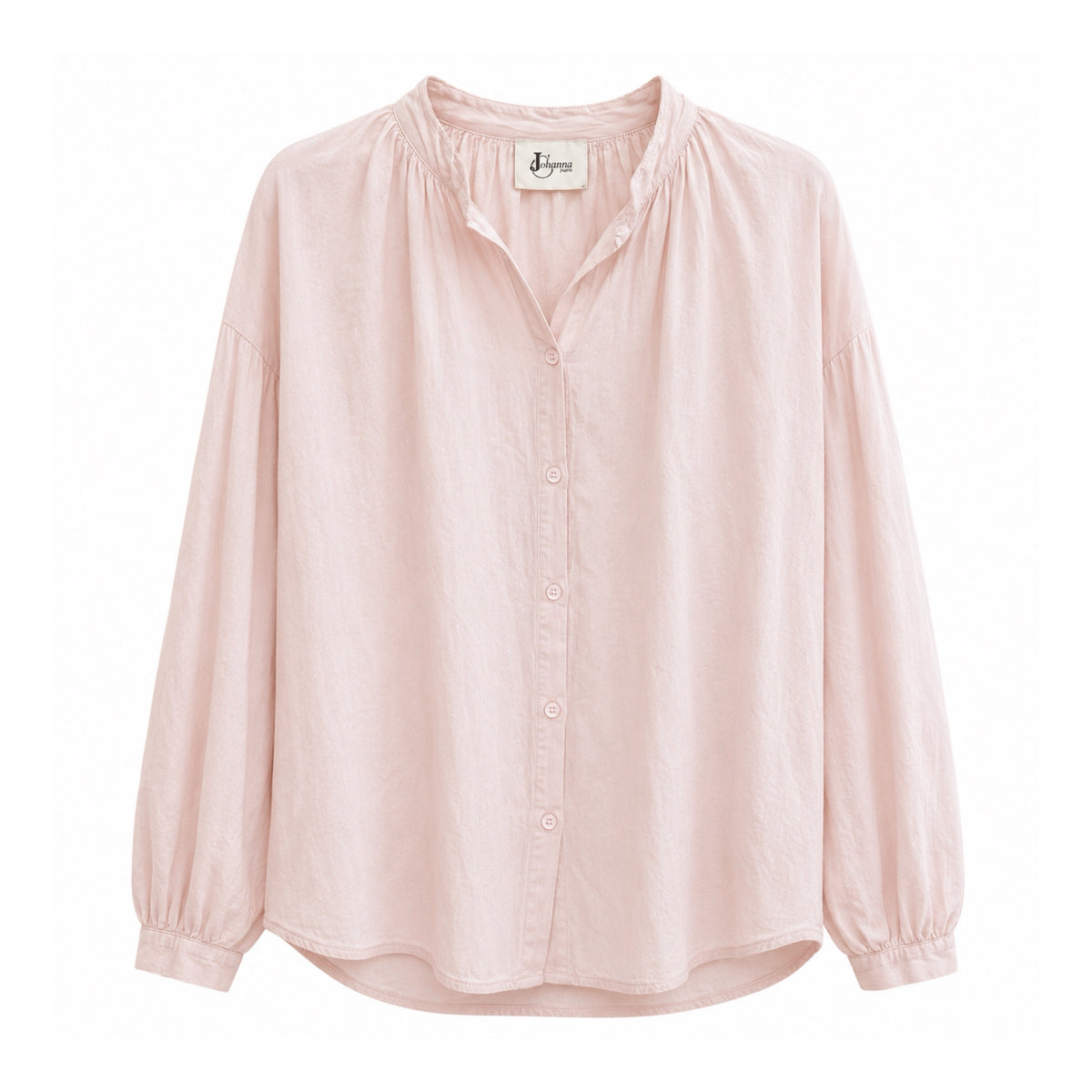 Lightweight Cotton Shirt Pale Pink