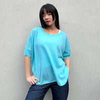 *NEW* Cashmere Joyce Aqua Neon Jumper