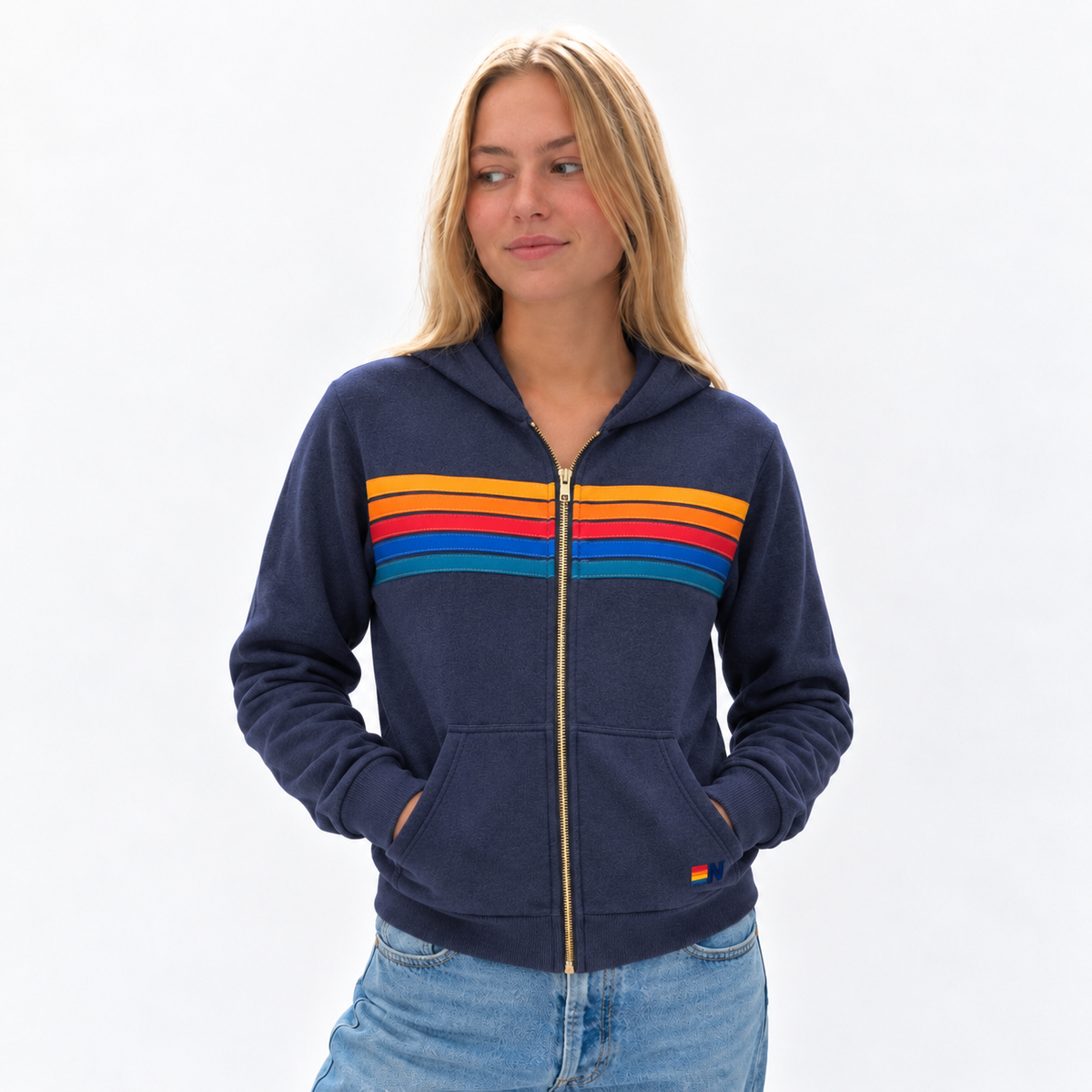 The 5 Stripe Zip Up