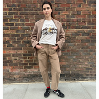 *NEW COLOUR* Cord Barrel Pant Beige