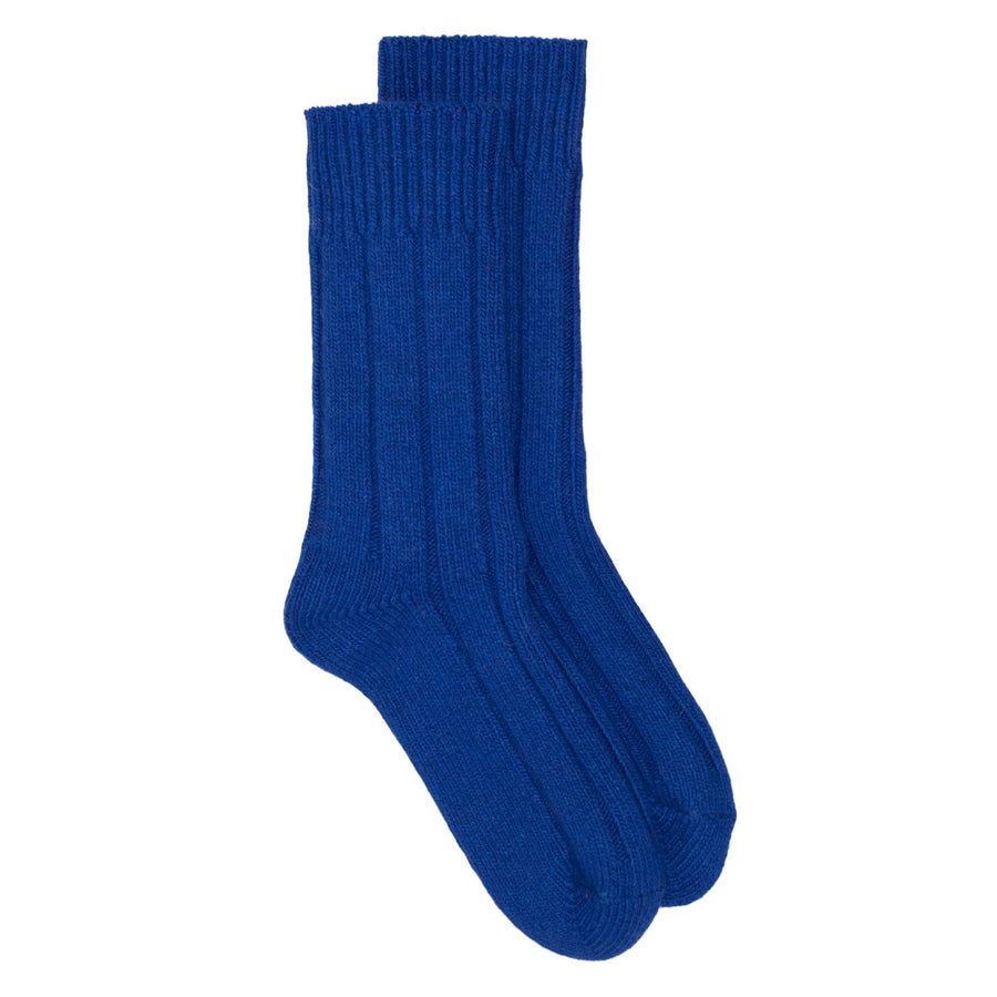 Sally Recycled Wool Ankle Sock Blue