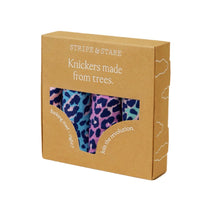 *NEW* Stripe & Stare Iridescent Leopard Knicker Box'
