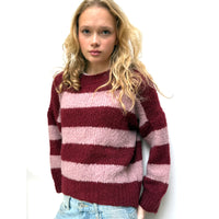 *NEW* Stripe Jumper Bordeaux