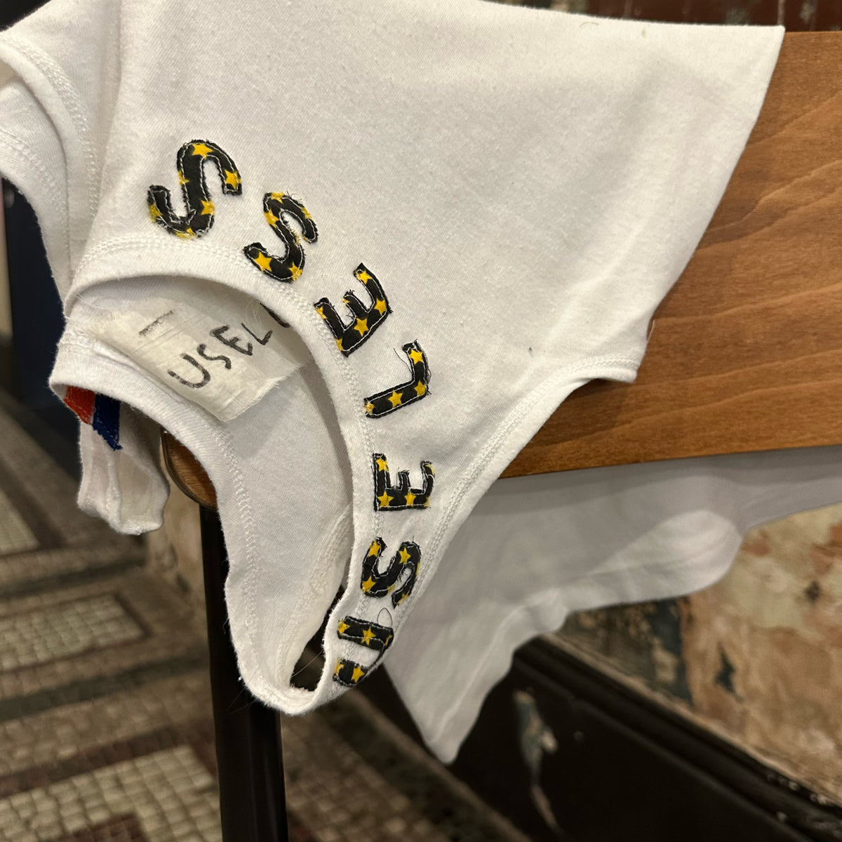 *NEW* White Tank Appliqué Logo