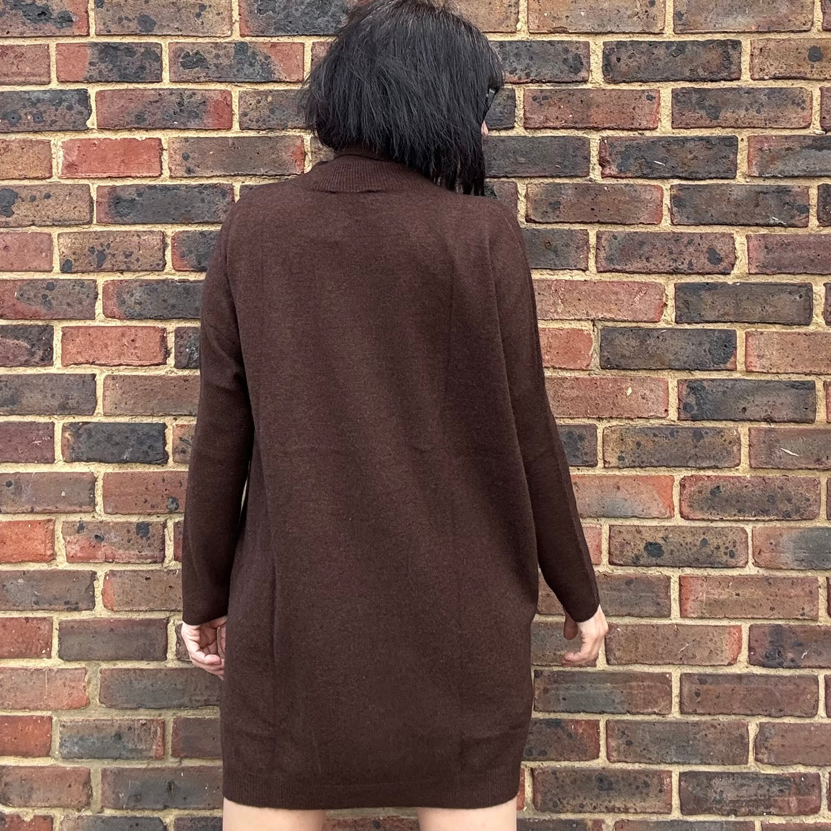 *NEW* Absolut Cashmere Extra Long Turtle Neck Chocolate