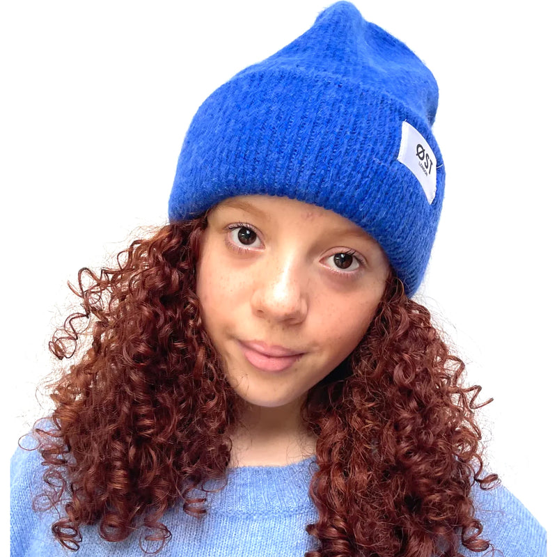*NEW* Angora Beanie Royal Blue
