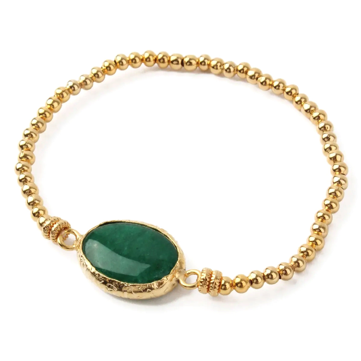 *NEW* Green Gemstone Bracelet