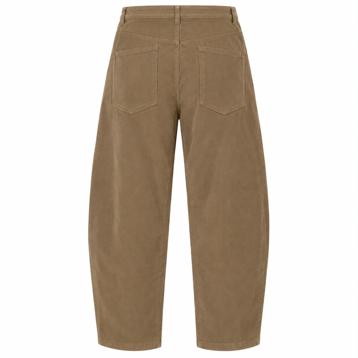 Cord Barrel Pant Beige