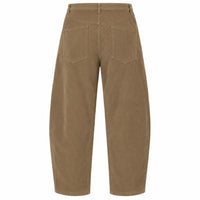 Cord Barrel Pant Beige
