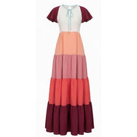 REVISED CUT* Tonal Tier Dress Maxi