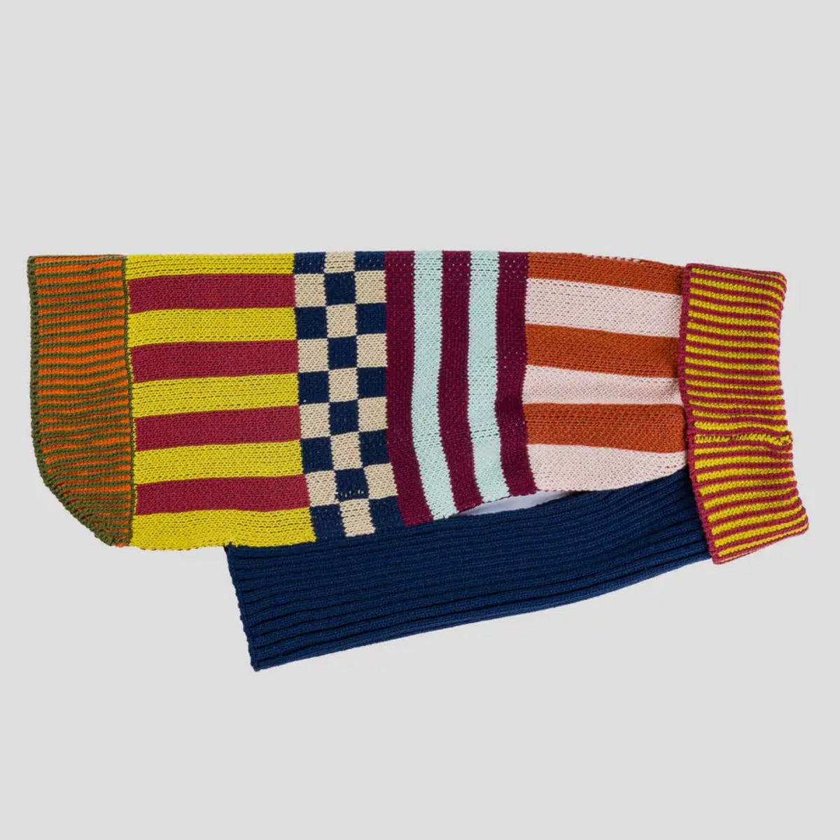 Pattern Patch Dog Jumper Toffee