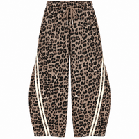 Leopard Barrel Sweatpants Stone