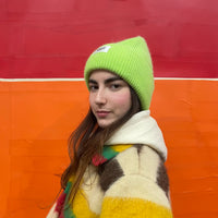 *NEW COLOUR* Angora Beanie Lime