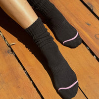 *New Style* Le Bon Shoppe Ballet Socks Black