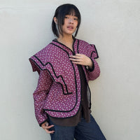 *NEW SEASON* Johanna Bound-Yoke Jacket Aubergine