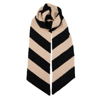 *NEW* Skinny Cashmere Scarf Camel Stripe