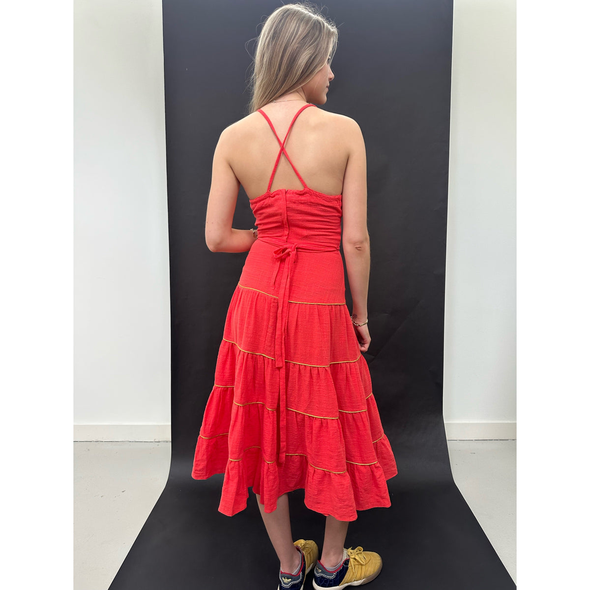 *RESTOCK* Cross-Back Dress Red