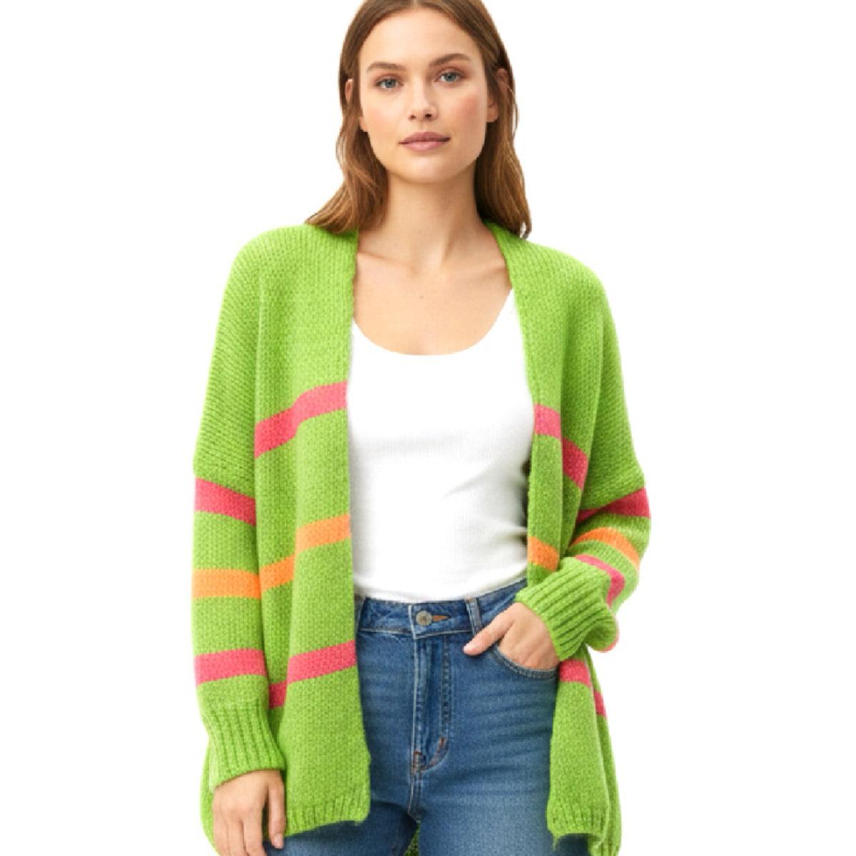 *NEW* Green Stripes Cardigan