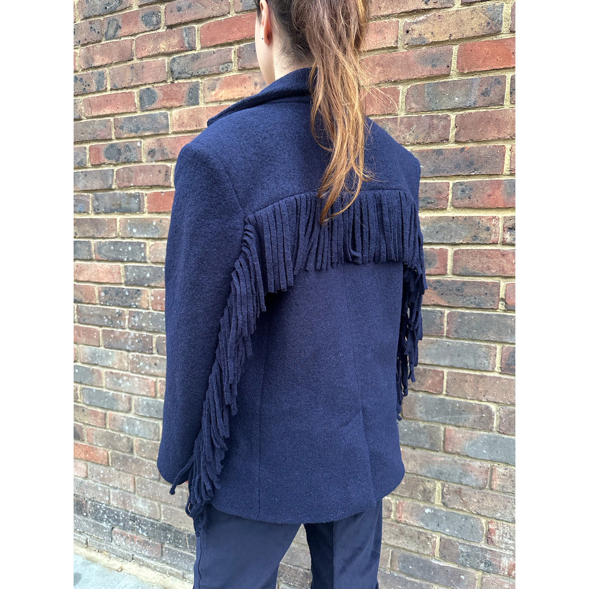 *NEW STYLE* Fringe Jacket Navy