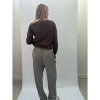 V-Neck Chocolate Cashmere Pullover