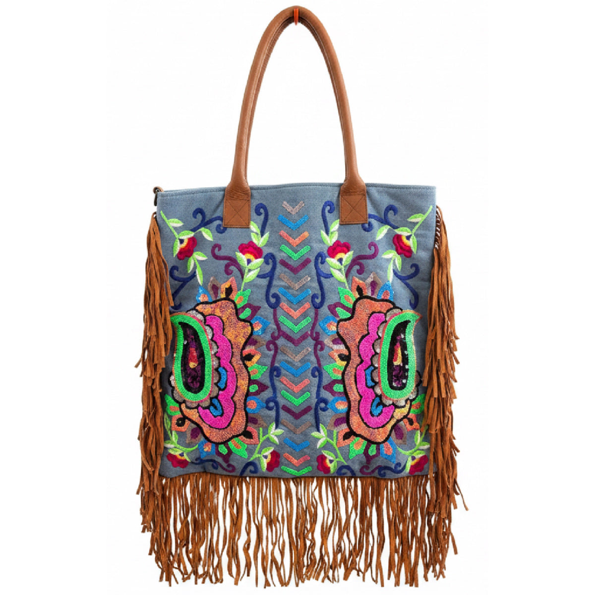 Sequin Tassle Tote